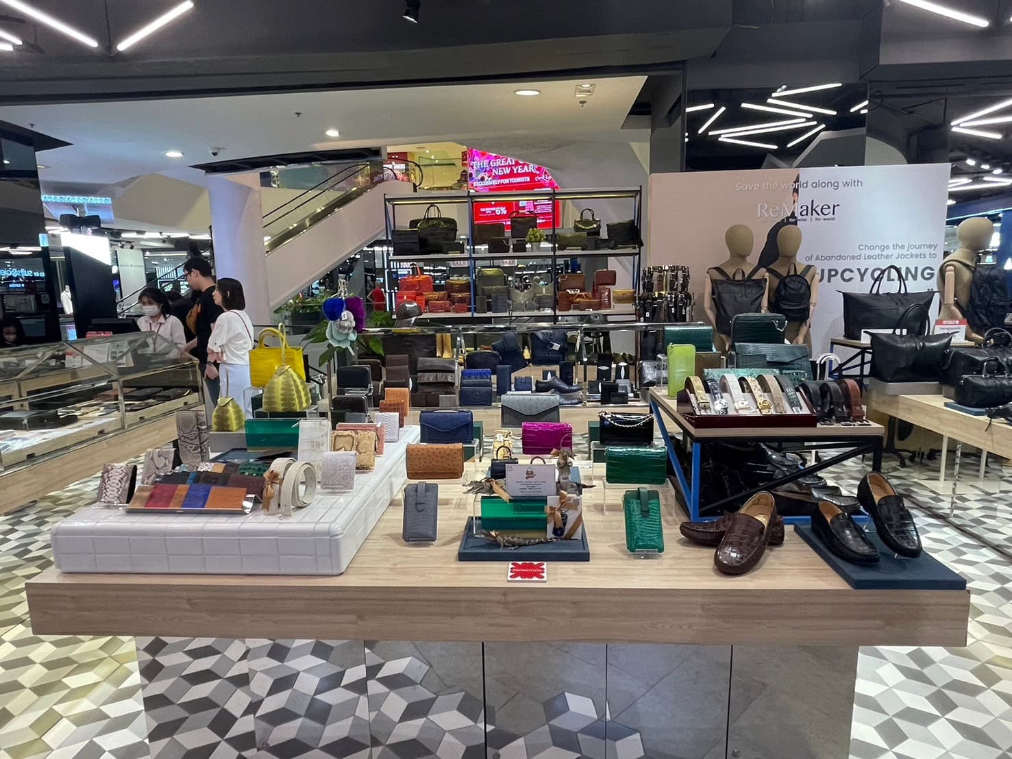 Bangkok Bootery Central World store interior