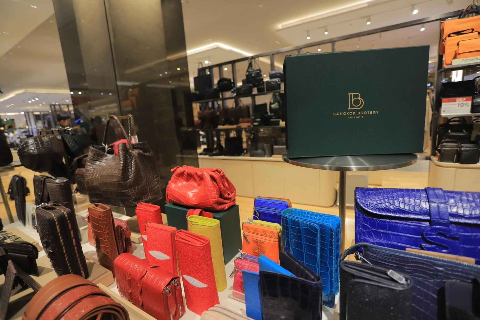 Bangkok Bootery Central Chidlom exotic leather store