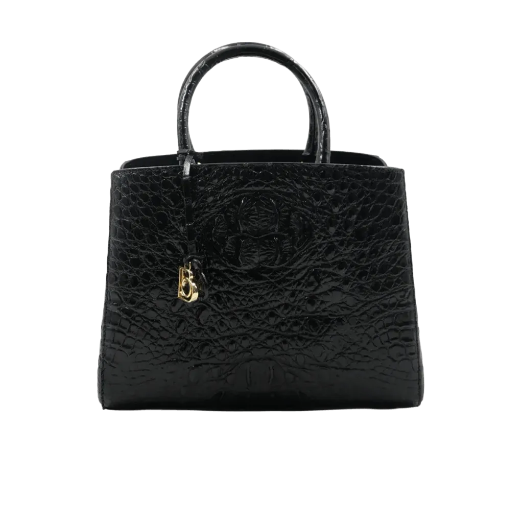 Stuffy Bag # 25 : Matte Crocodile Hornback S