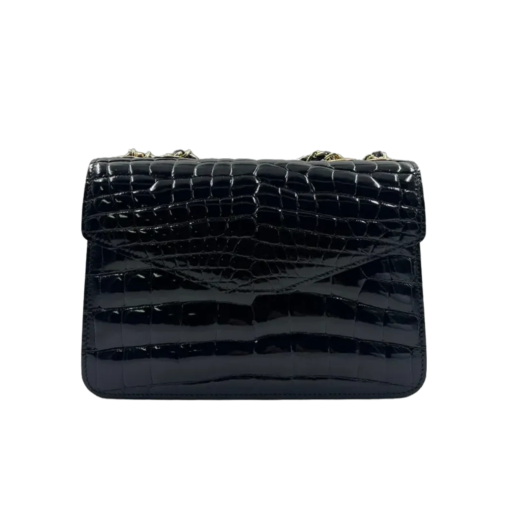 Waylen Bag # 24 : Shiny Crocodile Bump Belly N