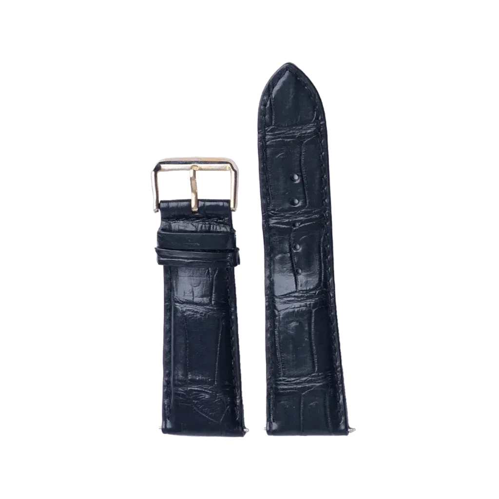 Watch Strap # 2.6 : Matte Crocodile Belly S